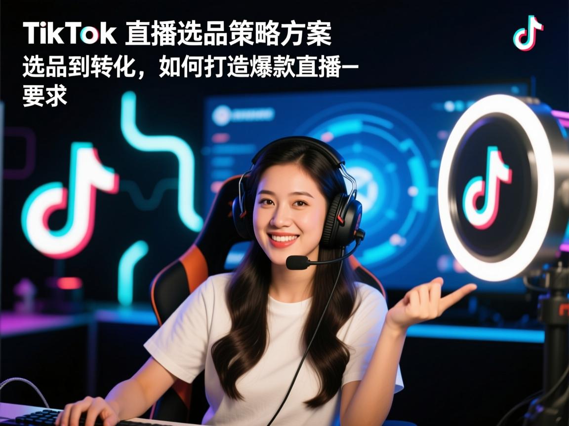 TikTok直播选品策略方案，从选品到转化，如何打造爆款直播-