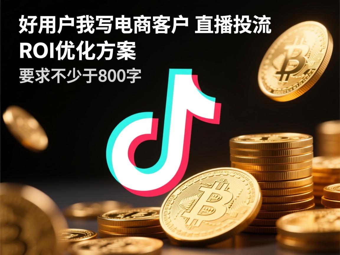 好，用户让我写一篇关于电商客户TikTok直播投流ROI优化方案的文章。首先，我需要明确文章的结构和内容。标题已经给出，接下来是内容部分，要求不少于800字。