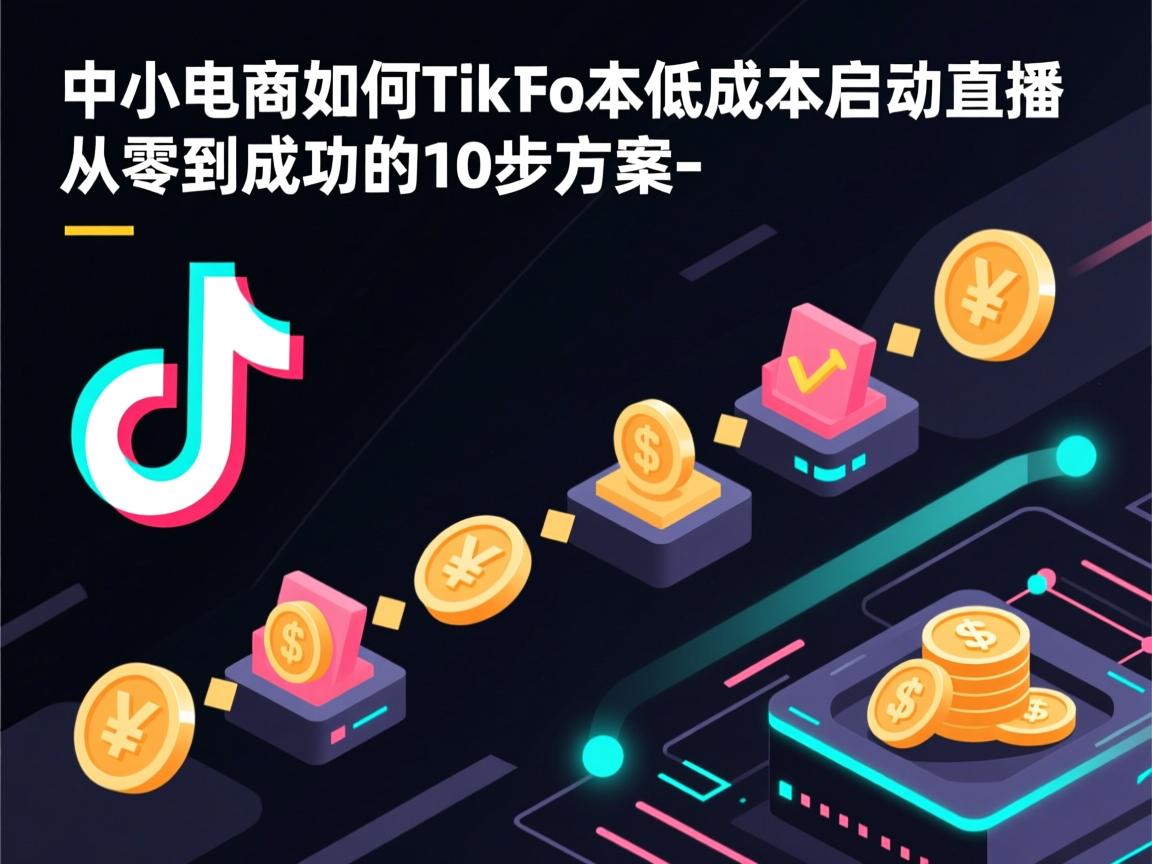 中小电商如何在TikTok低成本启动直播，从零到成功的10步方案-