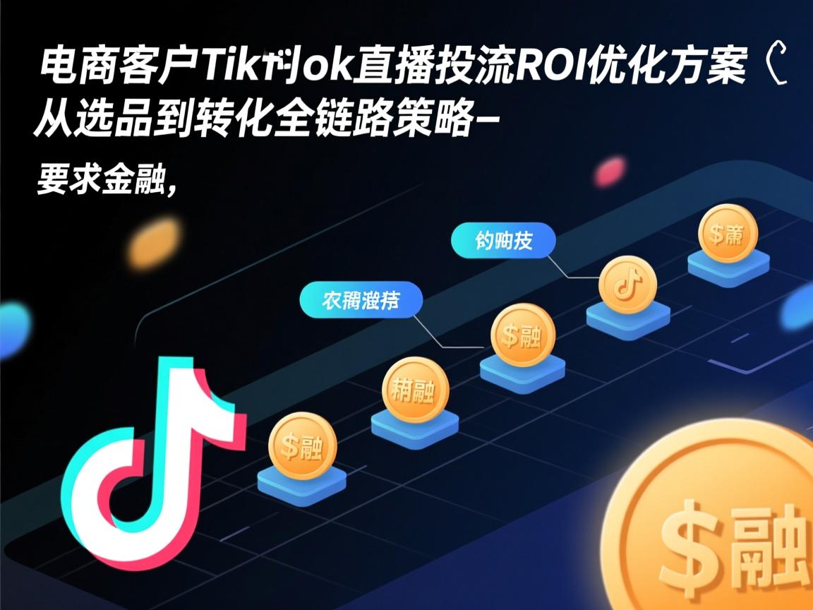 电商客户TikTok直播投流ROI优化方案，从选品到转化的全链路策略-