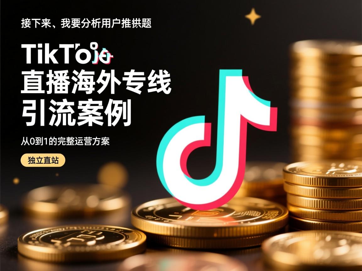 接下来，我要分析用户提供的标题，独立站TikTok直播海外专线引流案例，从0到1的完整运营方案。这个标题已经很明确，重点在于独立站、直播、海外引流和引流策略。所以，文章内容需要围绕这些关键词展开。