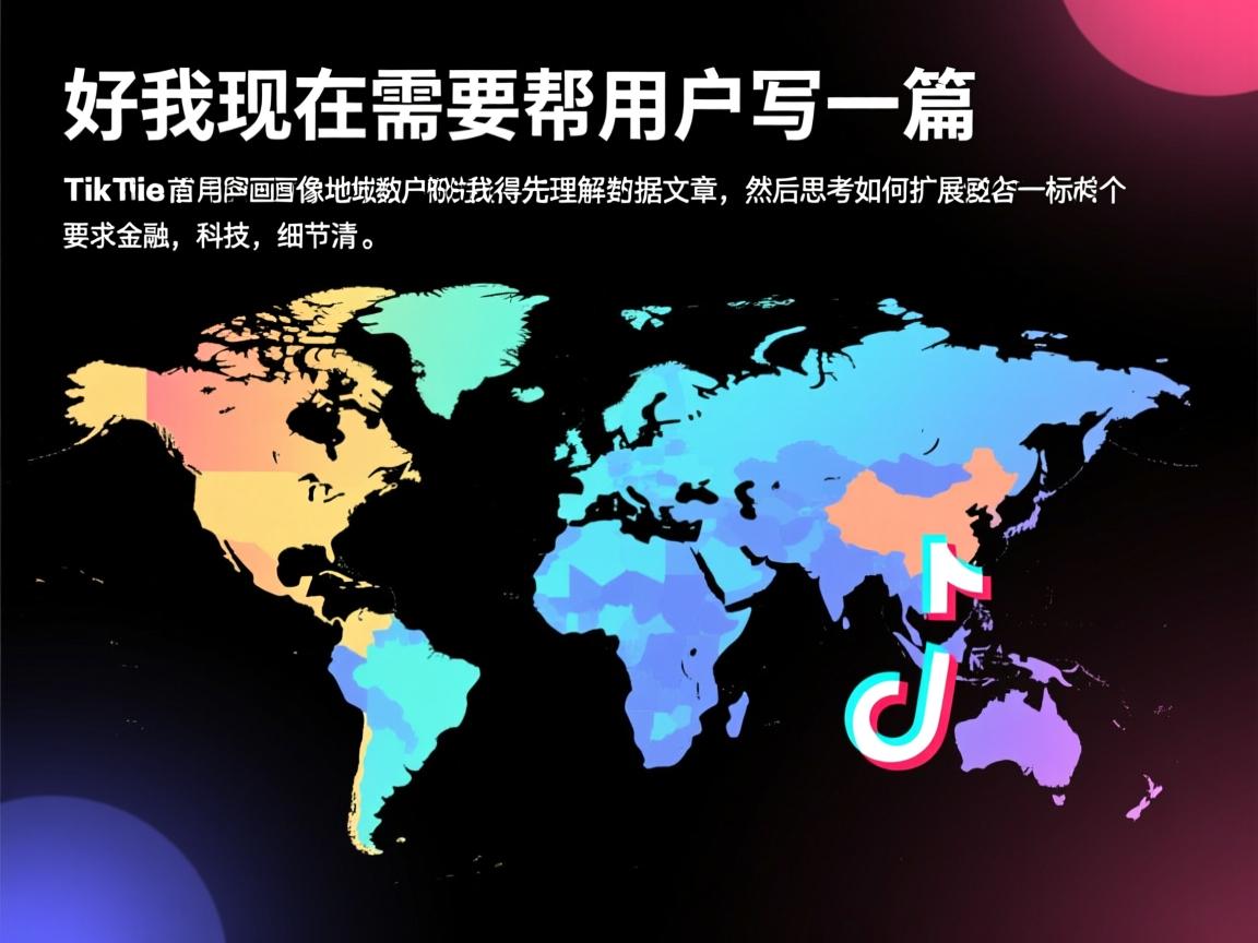好，我现在需要帮用户写一篇关于TikTok用户画像地域分布的数据文章。首先，用户给了一个标题和一些内容，我得先理解这些内容，然后思考如何扩展和优化。