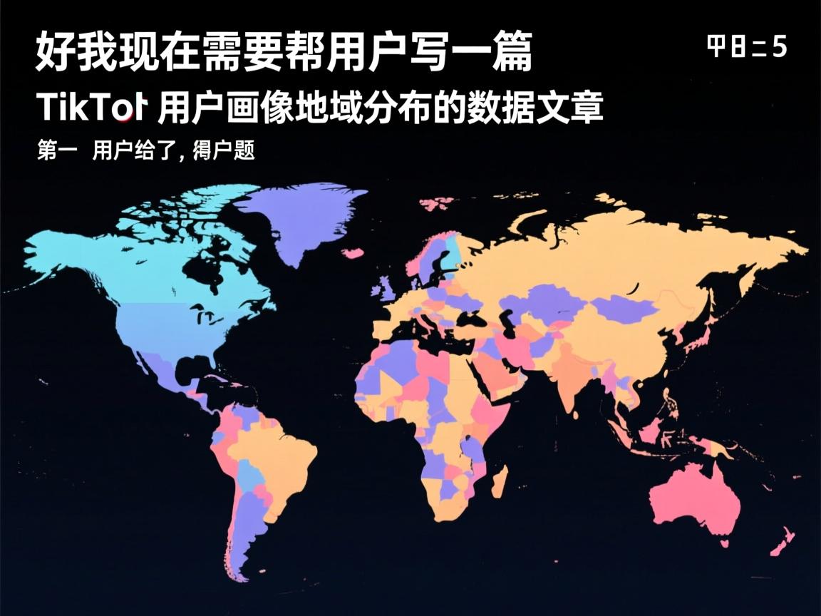 好,我现在需要帮用户写一篇关于TikTok用户画像地域分布的数据文章。首先,用户给了一个标题和一些内容,我得先理解这些内容,然后思考如何扩展和优化。