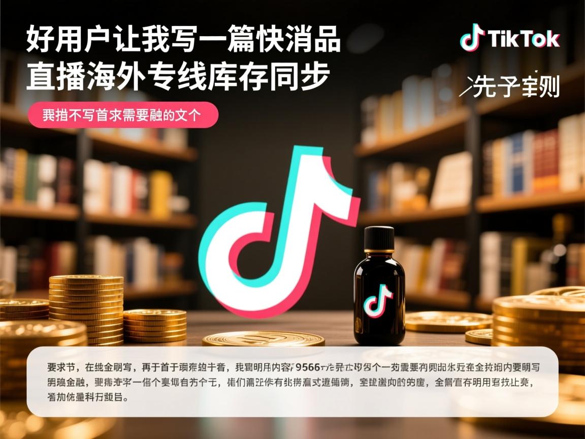 好，用户让我写一篇关于快消品 TikTok 直播海外专线库存同步案例的文章，先写标题，再写内容，内容不少于956个字。首先，我需要明确文章的主题和结构。