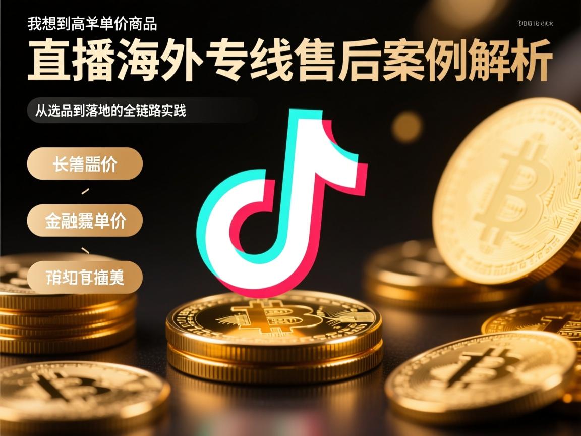 要吸引人，同时包含关键词。我想到高客单价商品TikTok直播海外专线售后联动案例解析，从选品到落地的全链路实践，这样既涵盖了高客单价，又提到了TikTok直播和售后联动，结构清晰。