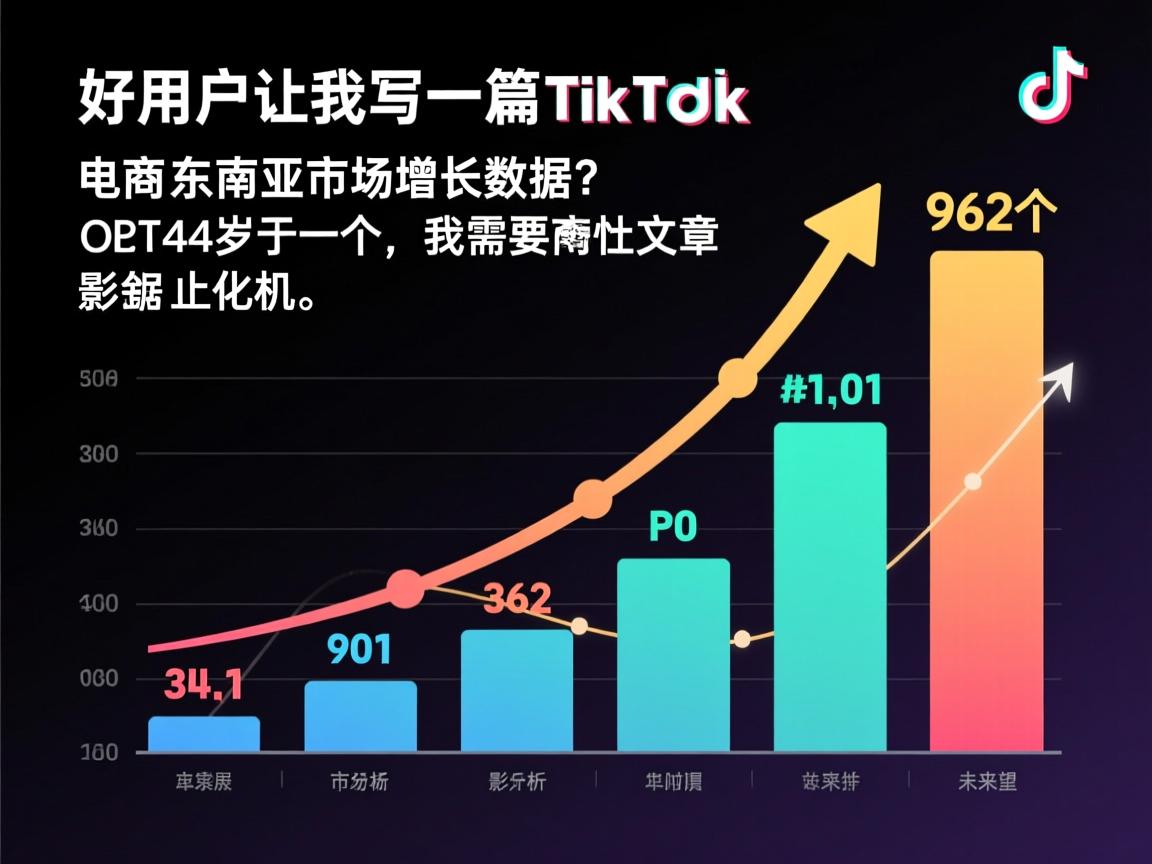 好,用户让我写一篇关于TikTok电商在东南亚市场增长数据的文章。首先,我需要确定文章的标题,要简洁又能吸引人。然后,内容部分要不少于962个字,涵盖增长数据、市场分析、影响因素以及未来展望。