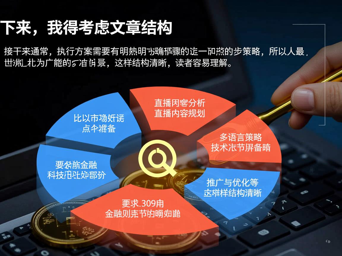 接下来,我得考虑文章的结构。通常,执行方案需要有明确的步骤和策略,所以可能分为几个部分,比如市场分析、直播内容规划、技术准备、多语言策略、推广与优化等。这样结构清晰,读者容易理解。