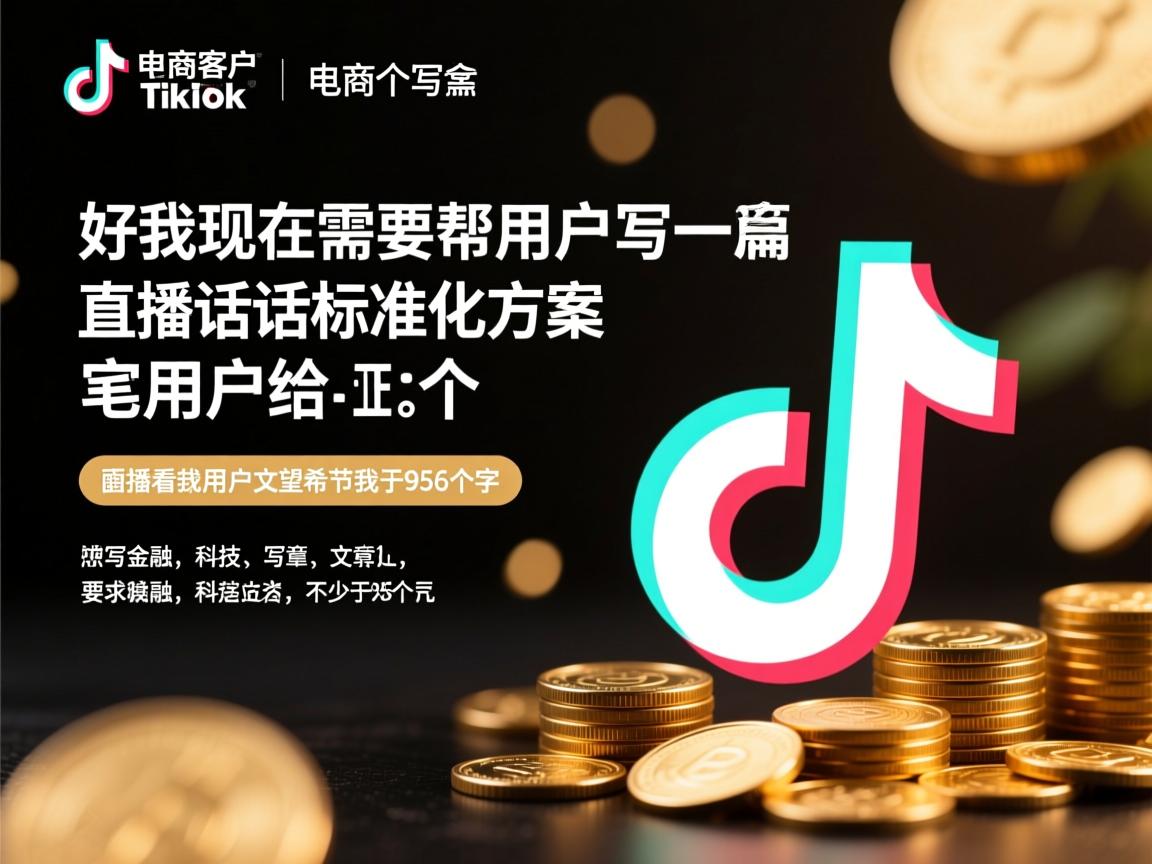 好，我现在需要帮用户写一篇关于电商客户 TikTok 直播话术标准化方案的文章。首先，用户给了一个标题和一些内容，但看起来用户希望我先写一个标题，然后写文章内容，不少于956个字。