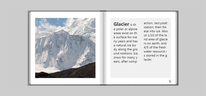 HTML5电子书翻页动画效果源代码